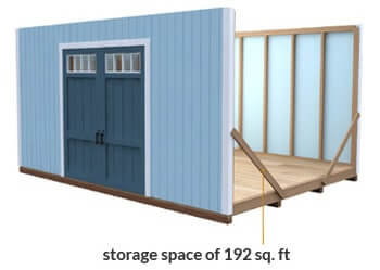 You Will Reclaim Your House Again (12x16 Gable Storage Shed Plan Double Door)
