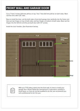 Simple, Easy to Understand Step by Step Instructions (12x12 Gable Storage Shed Plan)