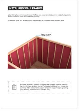 3D Rendered Images for Reality Check (10x14 Gable Storage Shed Plan)