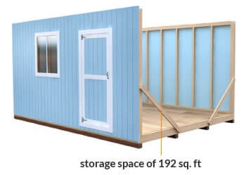 You Will Reclaim Your House Again (12x16 Gable Storage Shed Plan Single Door)