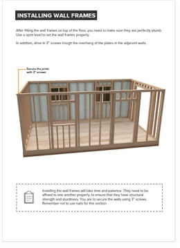 3D Rendered Images for Reality Check (12x20 Gable Storage Shed Plan)