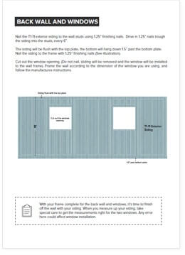 Simple, Easy to Understand Step by Step Instructions (12x20 Gable Storage Shed Plan)