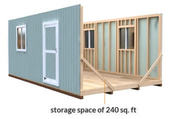 You Will Reclaim Your House Again (12x20 Gable Storage Shed Plan)