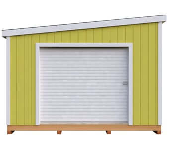 12x24 Lean-To DIY shed