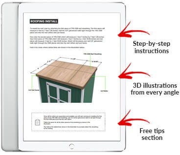 6x10 Lean-To shed plan pdf