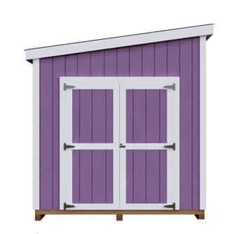 8x16 Lean-To DIY shed