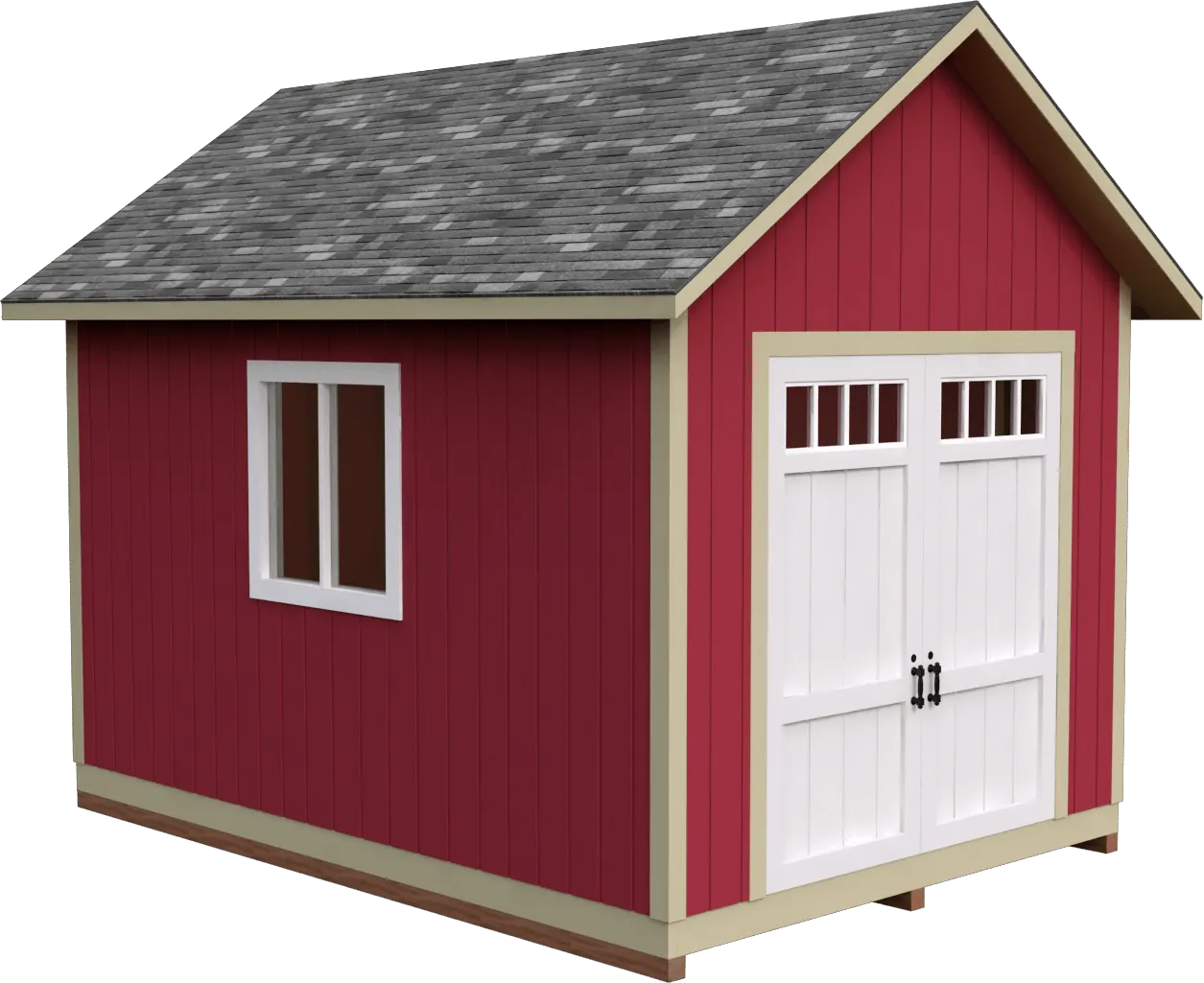Choose Your Own Design and Make Your Dream Come True (10x14 Gable Storage Shed Plan)