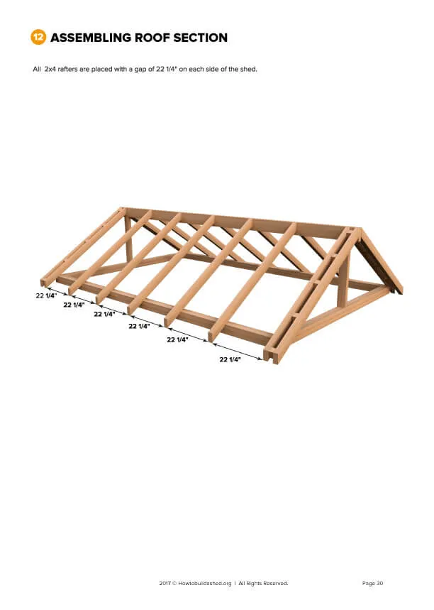3D Rendered Images for Reality Check (12x10 Gable Storage Shed Plan)