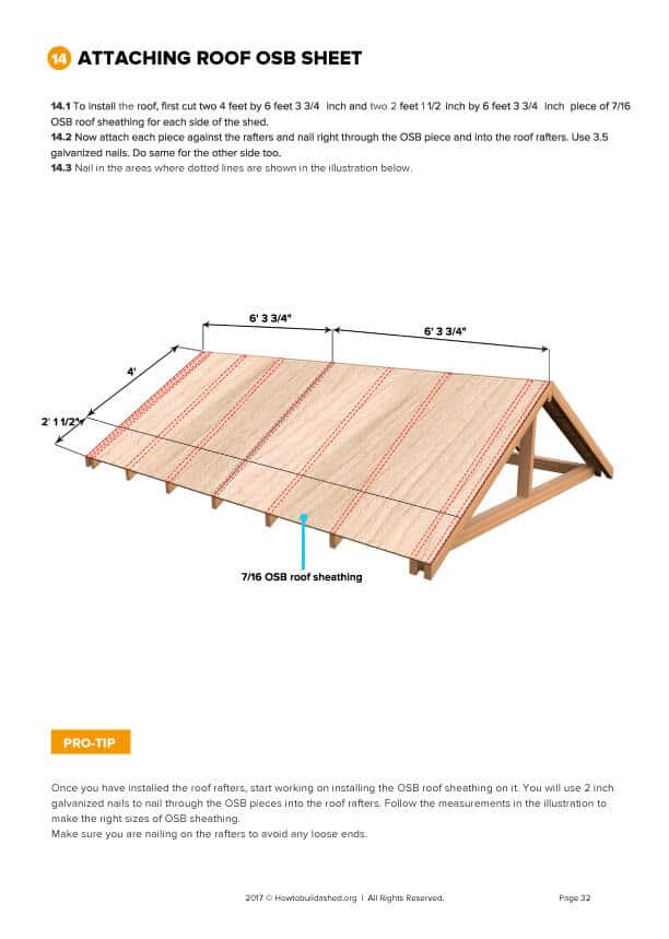 This Is Exactly What You'll Get with Your 12X10 Gable Storage Shed Plan! (12x10 Gable Storage Shed Plan)