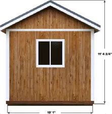 You Save What a Builder Would Charge (12x10 Gable Storage Shed Plan)