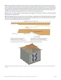 Hip rafters page of the 10x10 Hip Roof Shed Plan