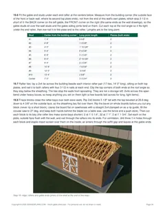 Roof rafters page of the DIY 14x24 Gable Storage Shed Plan