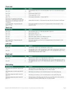 Material list page of the 8x10 Lean-To Storage Shed Plan