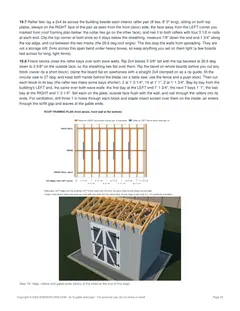 Roof rafters page of the DIY 8x12 Gable Storage Shed Plan