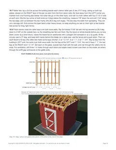 Roof rafters page of the DIY 8x8 Gable Storage Shed Plan